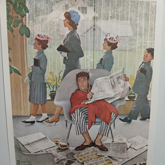 Vintage Norman Rockwell Print - Picture 1 of 5
